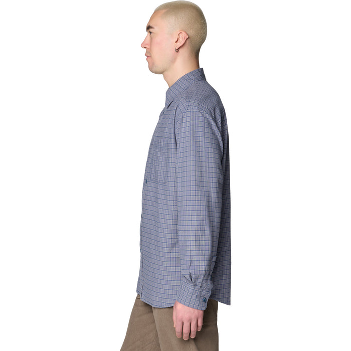 Mountain Hardwear Dusk Creek Relaxed Shirt - Men's Better Blue Mini Check