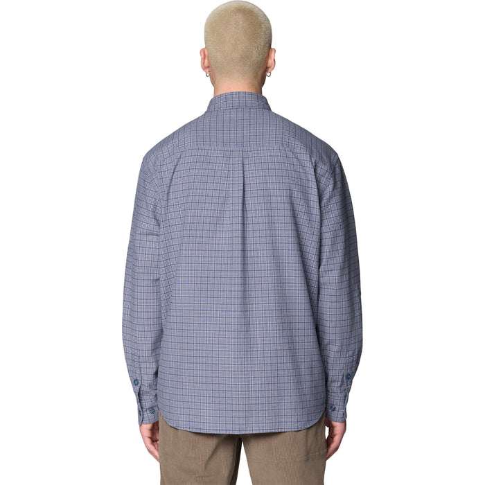 Mountain Hardwear Dusk Creek Relaxed Shirt - Men's Better Blue Mini Check