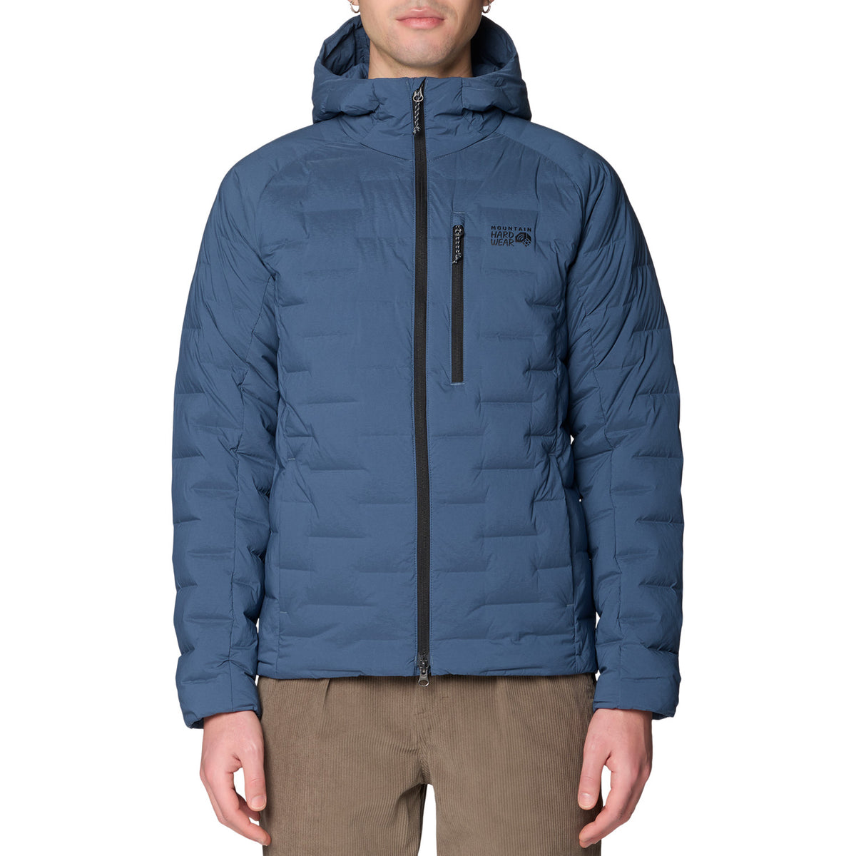 Mountain Hardwear StretchDown™ Hooded Jacket - Men's Astral Blue