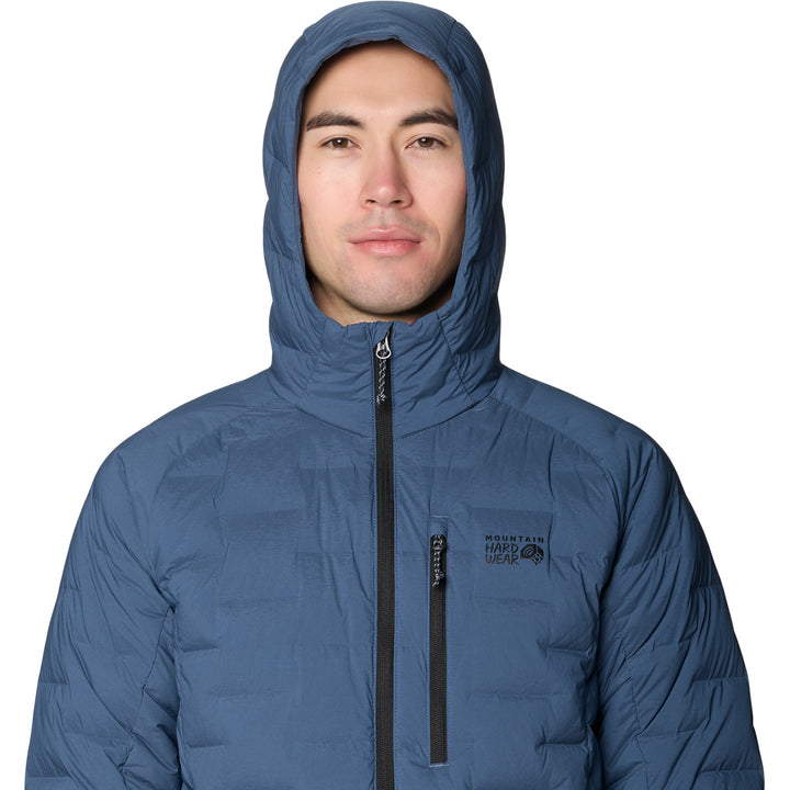 Mountain Hardwear StretchDown™ Hooded Jacket - Men's Astral Blue