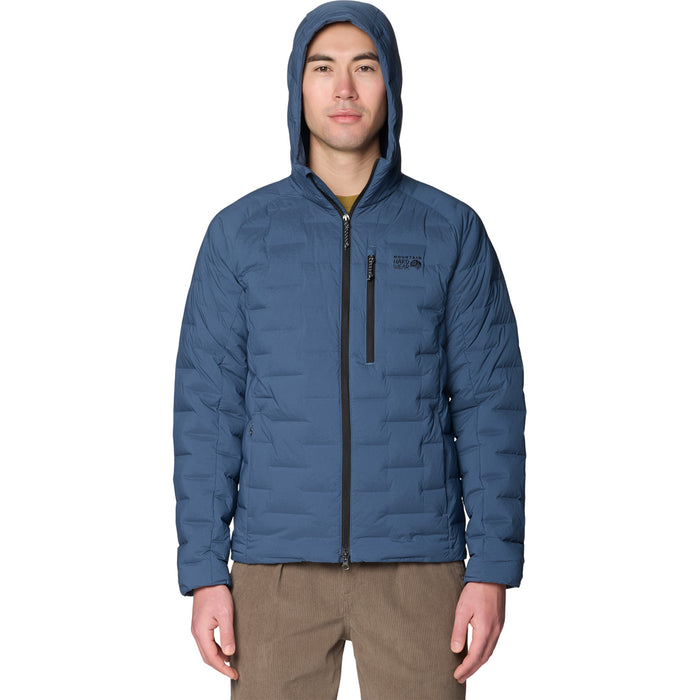 Mountain Hardwear StretchDown™ Hooded Jacket - Men's Astral Blue