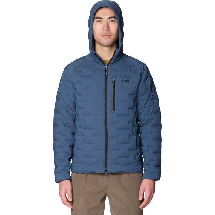 Mountain Hardwear StretchDown™ Hooded Jacket - Men's Astral Blue