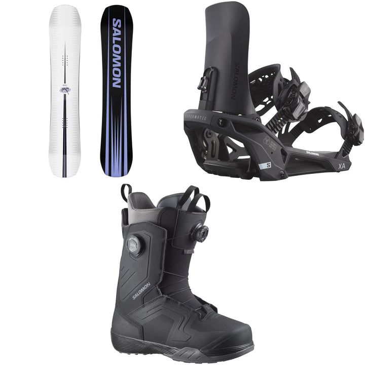 Salomon Assassin Snowboard + XA Supermatic Snowboard Bindings + Dialogue Dual Boa Snowboard Boots 2027