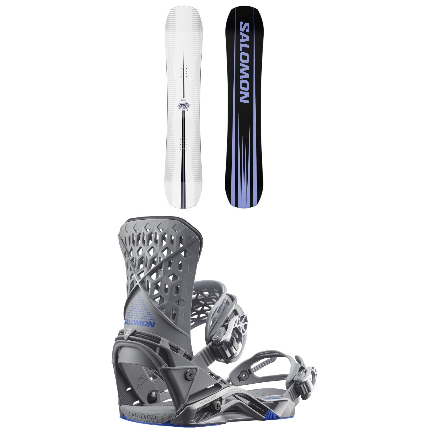 Salomon Assassin Snowboard + Highlander Snowboard Bindings 2027 – evo