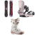Salomon No Drama Snowboard + EDB Snowboard Bindings + Ivy BOA SJ Snowboard Boots - Women's 2027