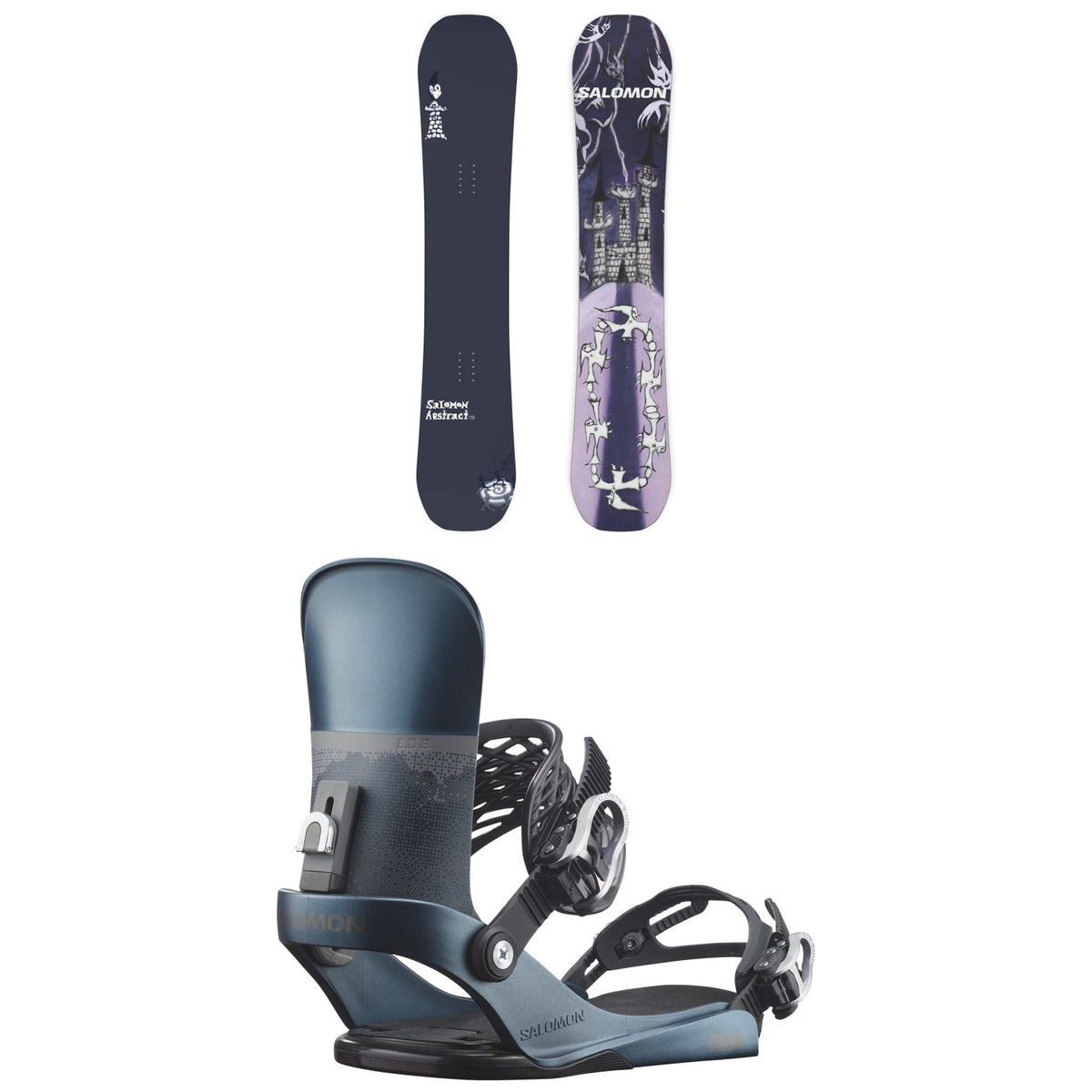 Salomon Abstract Snowboard + EDB Snowboard Bindings 2027