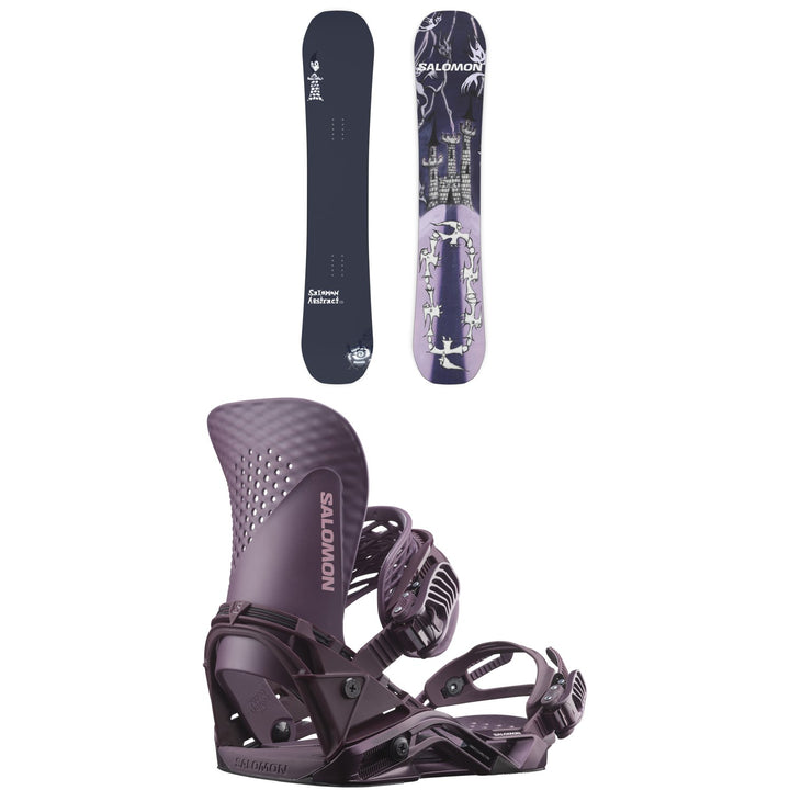 Salomon Abstract Snowboard + Hologram Snowboard Bindings 2027