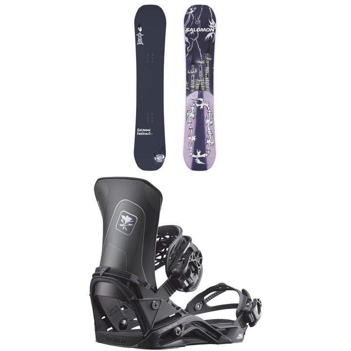 Salomon Abstract Snowboard + District Pro Snowboard Bindings 2027