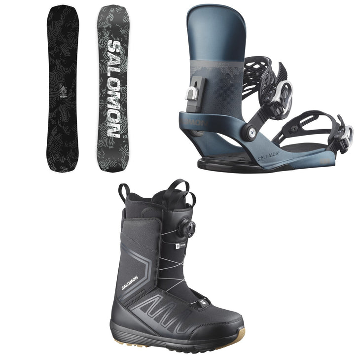 Salomon Craft Snowboard + EDB Snowboard Bindings + Faction Boa Snowboard Boots 2027