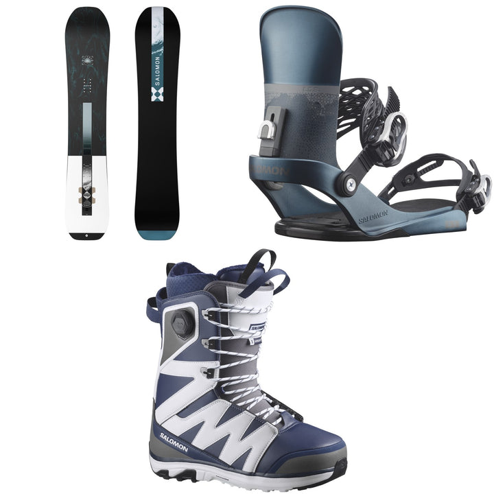 Salomon Sight Snowboard + EDB Snowboard Bindings + X Approach Lace SJ Boa Snowboard Boots 2027