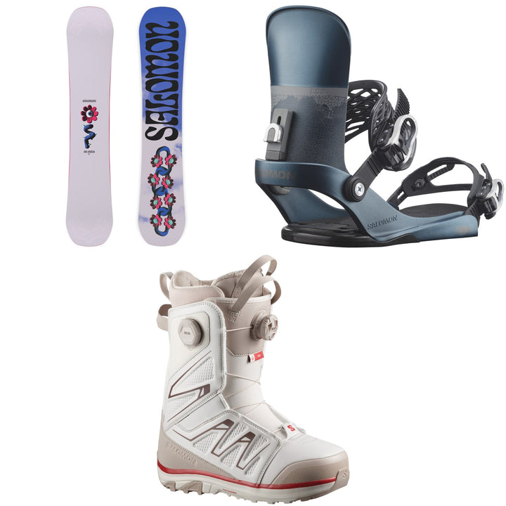Salomon Oh Yeah Snowboard + EDB Snowboard Bindings + Ivy BOA SJ Snowboard Boots - Women's 2027