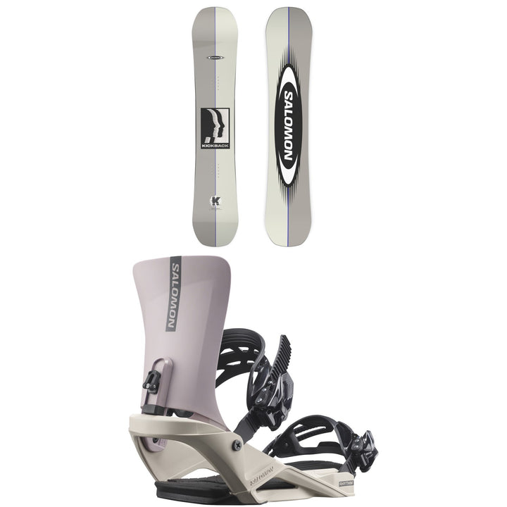 Salomon Kickback Snowboard + Rhythm Snowboard Bindings 2027