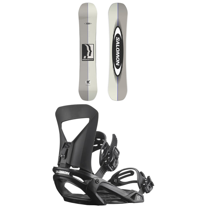 Salomon Kickback Snowboard + Pact Snowboard Bindings 2027