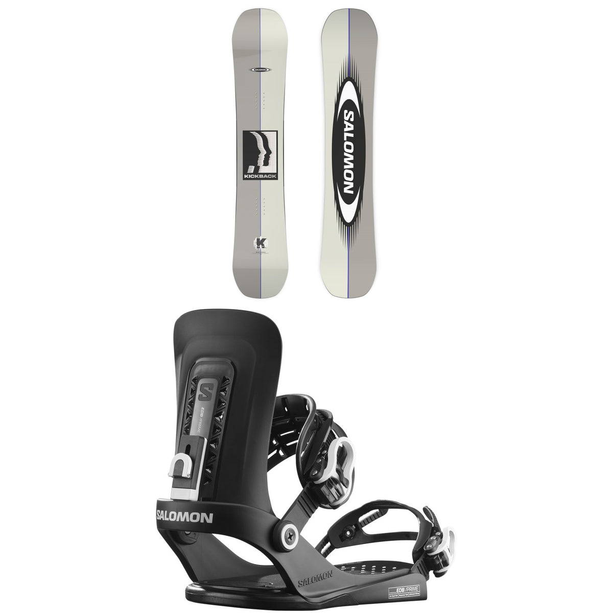 Salomon Kickback Snowboard + EDB Prime Snowboard Bindings 2027