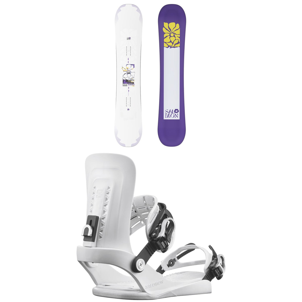 Salomon Lotus Snowboard + EDB Mindful Snowboard Bindings - Women's 2027