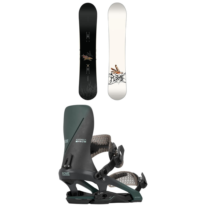 Rome Rene Pro Snowboard + Katana FW Pro Snowboard Bindings 2027