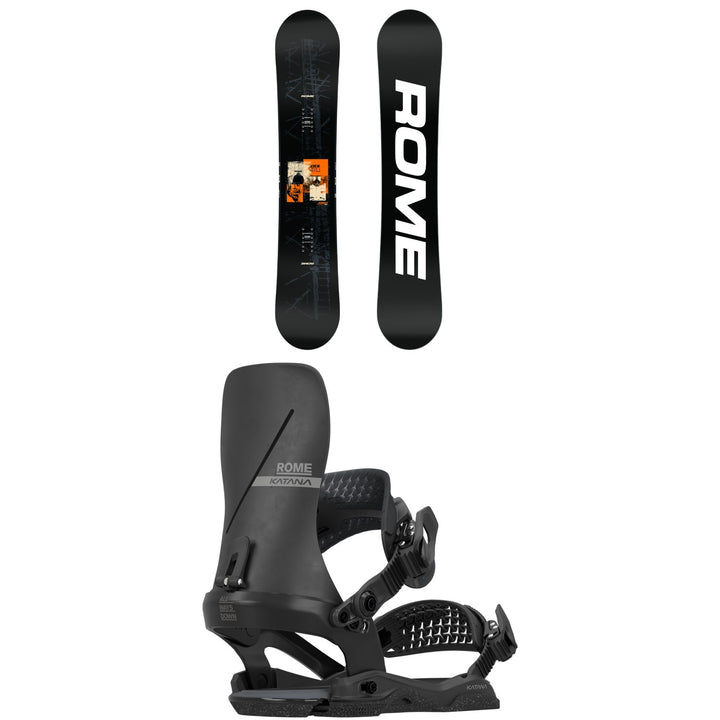 Rome Agent Pro Snowboard + Katana AW Snowboard Bindings 2027