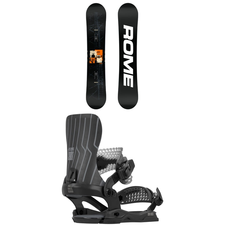 Rome Agent Pro Snowboard + 390 Boss AW Snowboard Bindings 2027