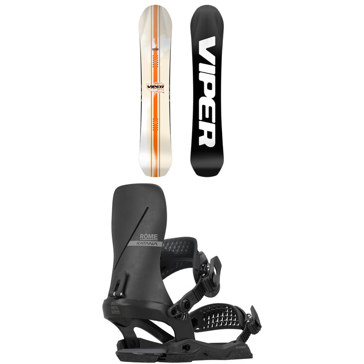 Rome Viper Pro Snowboard + Katana AW Snowboard Bindings 2027