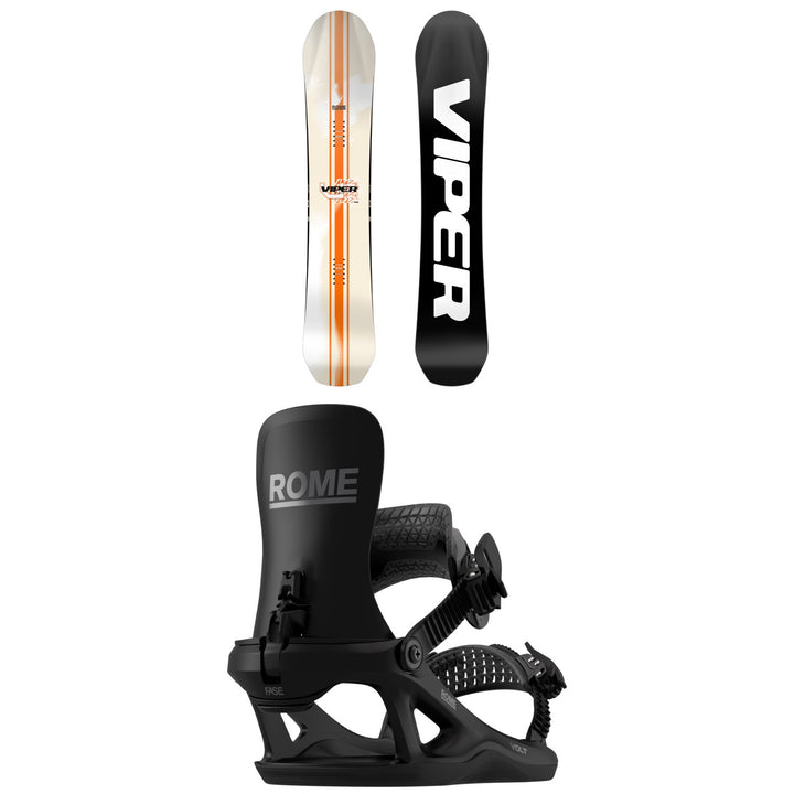 Rome Viper Pro Snowboard + Volt FASE Snowboard Bindings 2027