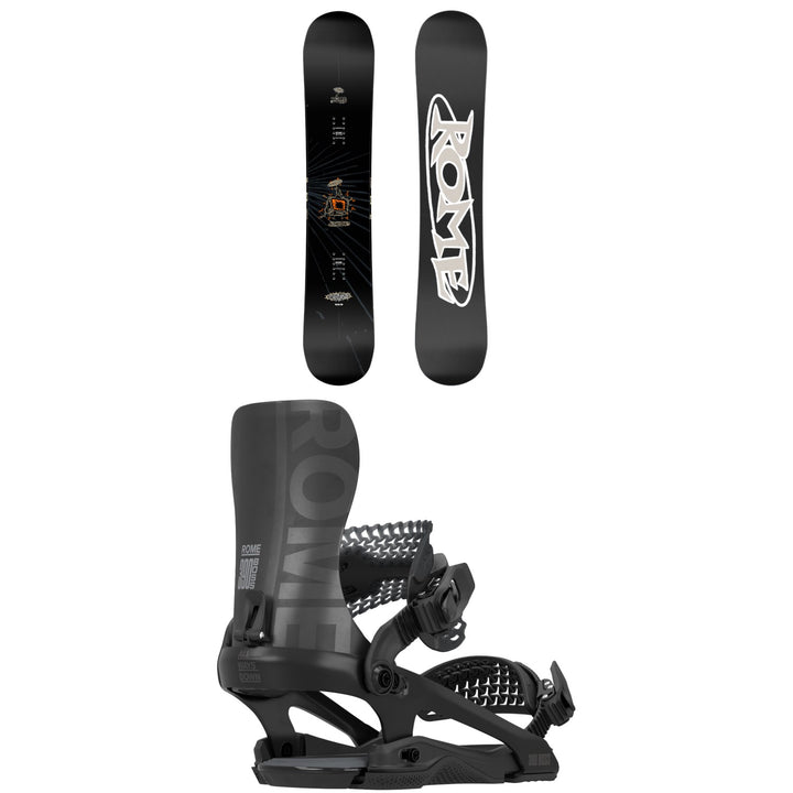 Rome Artifact Pro Snowboard + 390 Boss FW Snowboard Bindings 2027