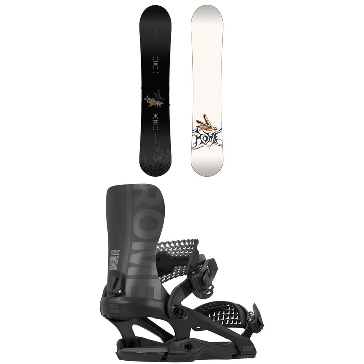 Rome Rene Pro Snowboard + 390 Boss FW Snowboard Bindings 2027