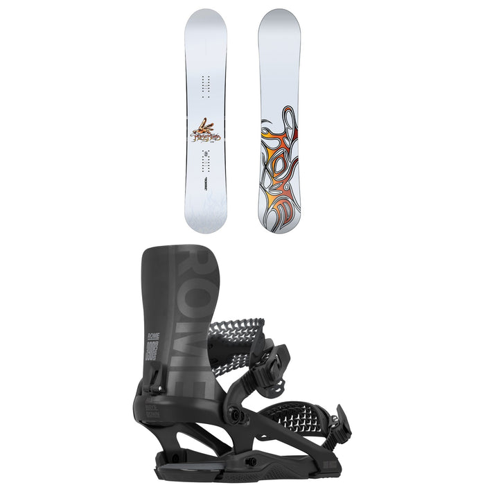 Rome Rene Snowboard + 390 Boss FW Snowboard Bindings 2026
