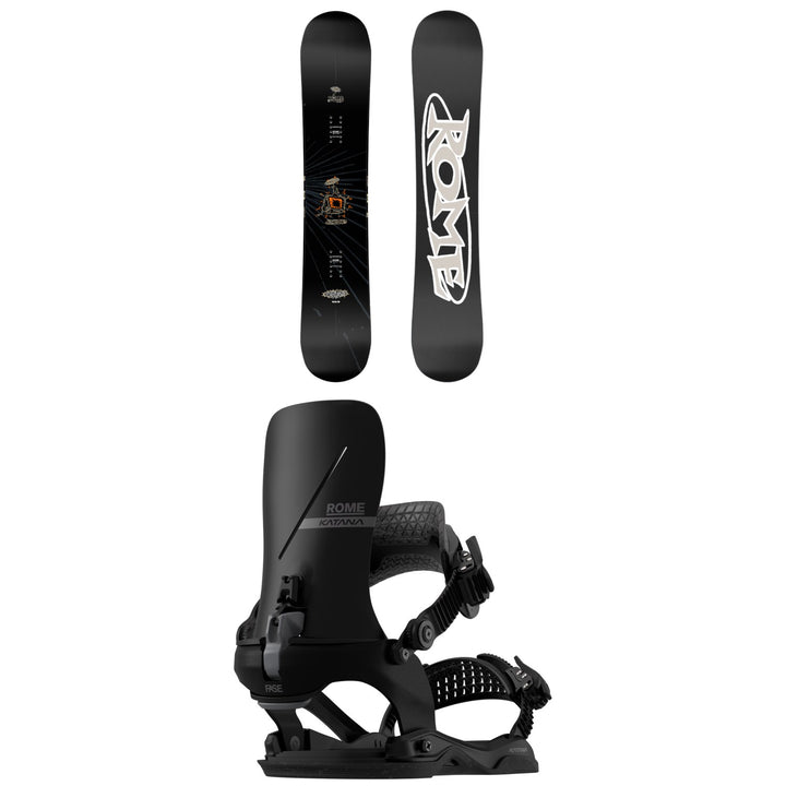 Rome Artifact Pro Snowboard + Katana AW FASE Snowboard Bindings 2027