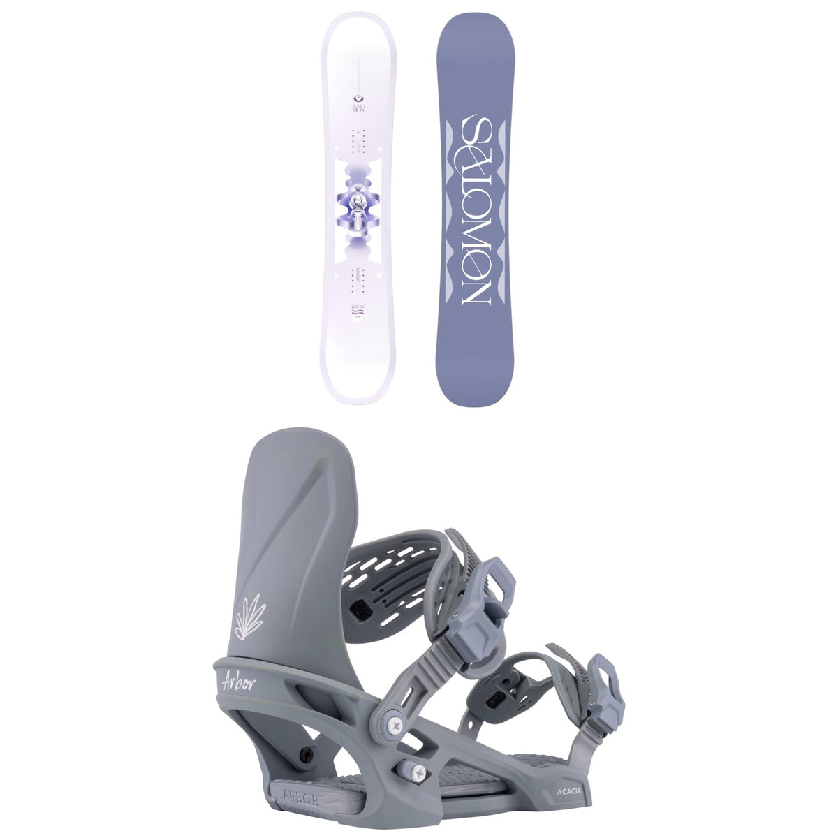Salomon Lotus Snowboard + Arbor Acacia Snowboard Bindings - Women's 2026