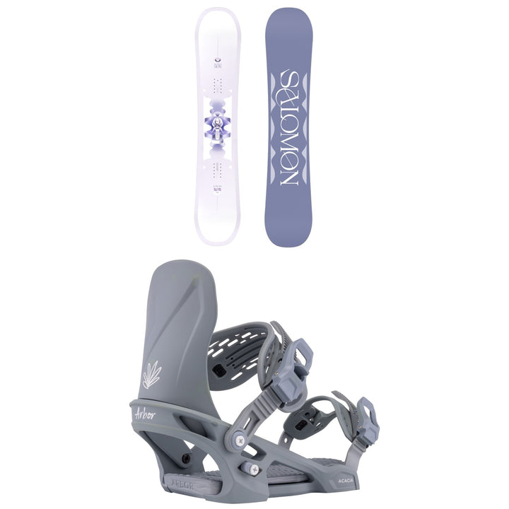 Salomon Lotus Snowboard + Arbor Acacia Snowboard Bindings - Women's 2026