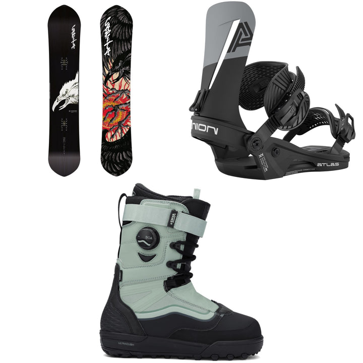 CAPiTA Kazu Kokubo Pro Snowboard + Union Atlas Snowboard Bindings + Vans Infuse Snowboard Boots 2026