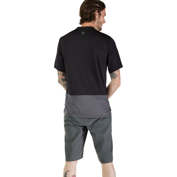 Fox Racing Ranger Short-Sleeve Jersey Wordmark Black