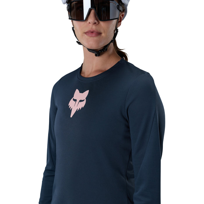 Fox Racing Ranger Long-Sleeve Jersey - Women's Fox Head Galaxy Blue