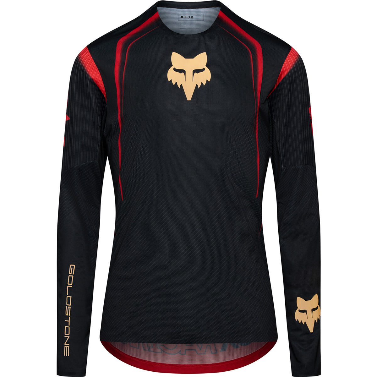 Fox Racing Flexair Long-Sleeve Goldstone SE Jersey Black