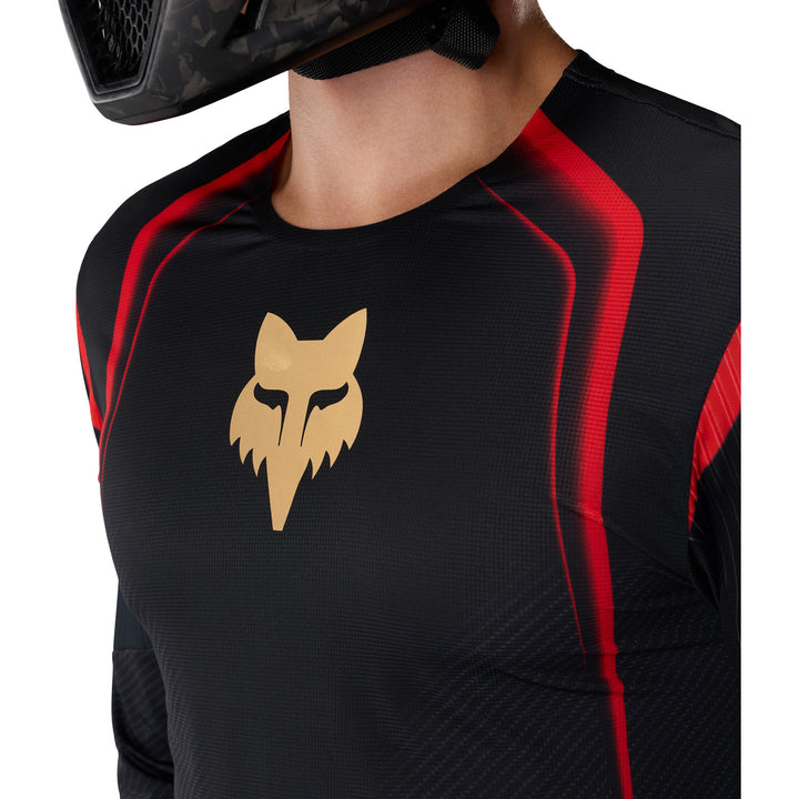Fox Racing Flexair Long-Sleeve Goldstone SE Jersey Black