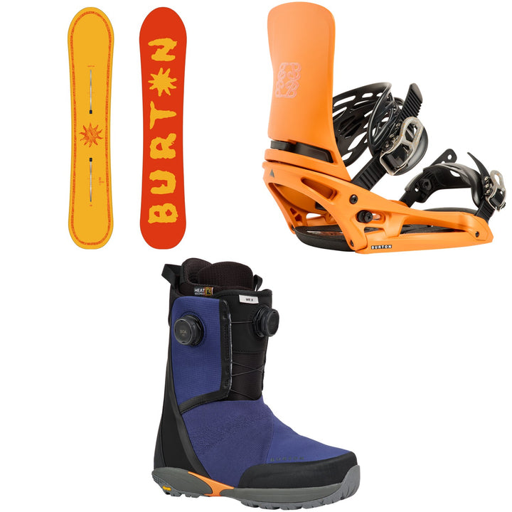 Burton Counterbalance Snowboard + Cartel X EST Snowboard Bindings + Waverange X Snowboard Boots 2027