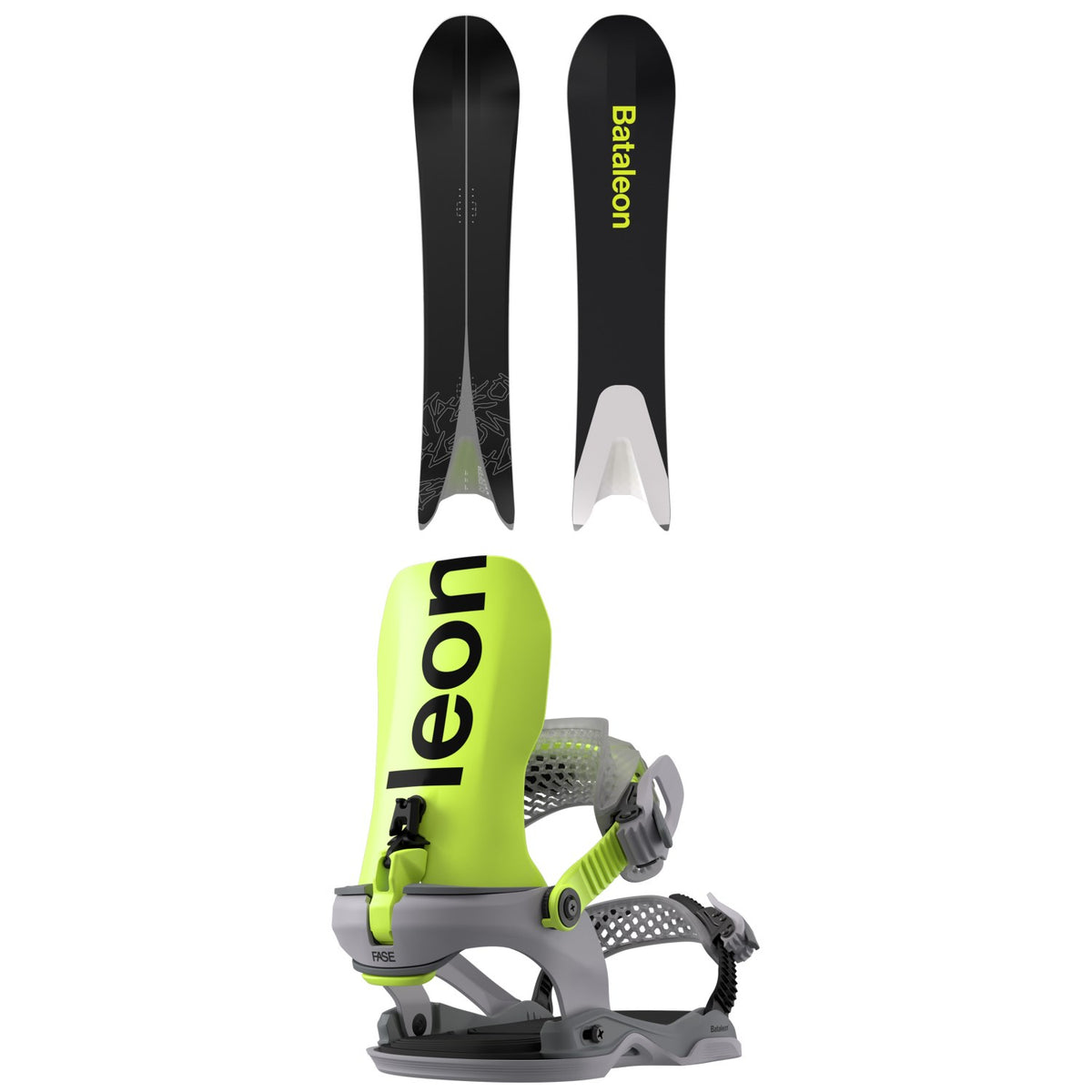 Bataleon Surfer Snowboard + Blaster AW FASE Snowboard Bindings 2027