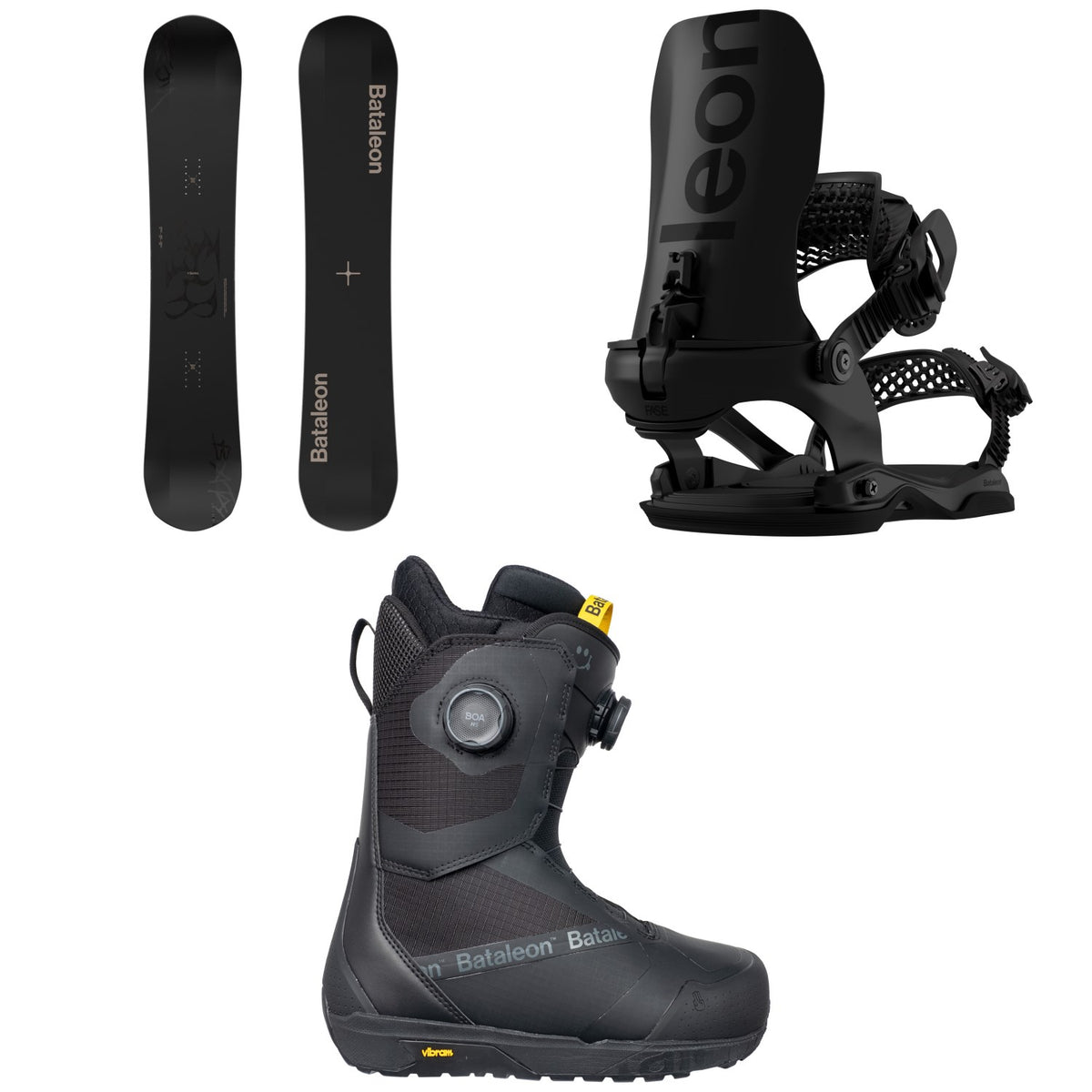 Bataleon Evil Twin+ Snowboard + Blaster AW FASE Snowboard Bindings + Salsa Double Boa Snowboard Boots 2027