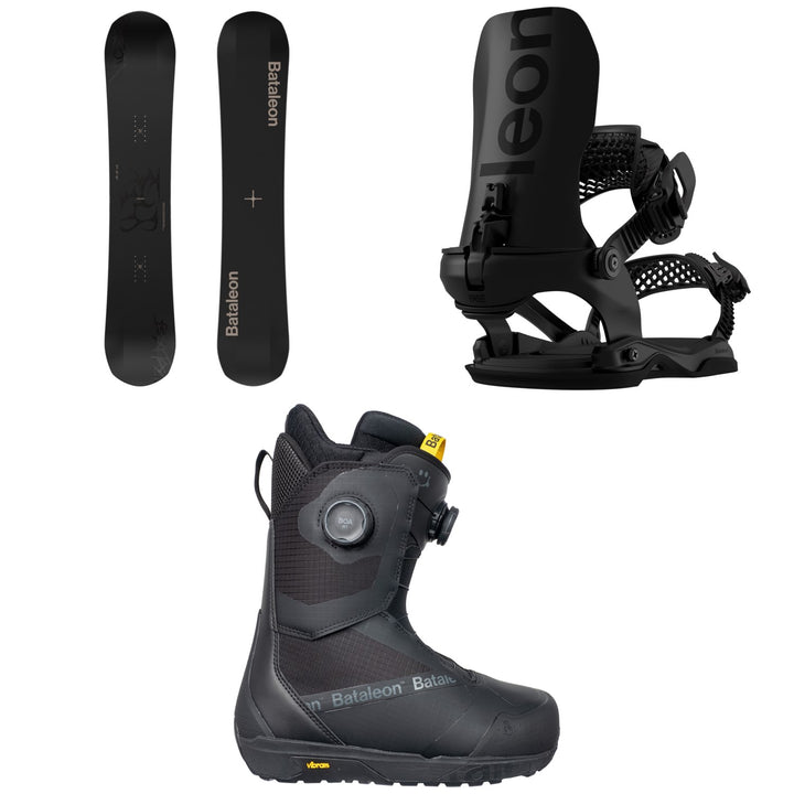 Bataleon Evil Twin+ Snowboard + Blaster AW FASE Snowboard Bindings + Salsa Double Boa Snowboard Boots 2027