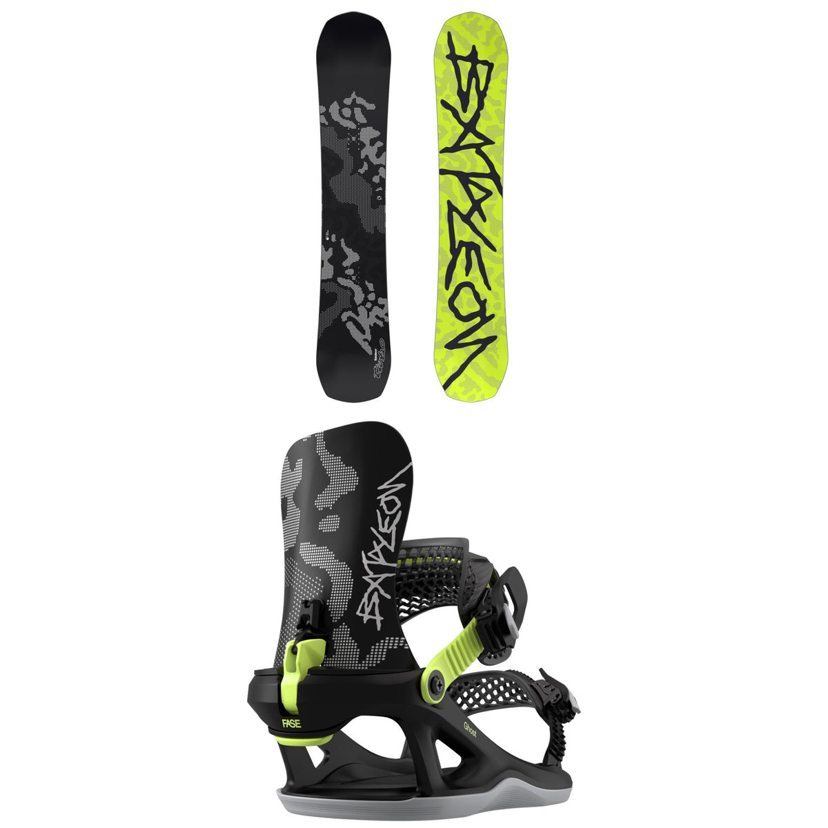 Bataleon Turbo Snowboard + Ghost FASE Snowboard Bindings 2027