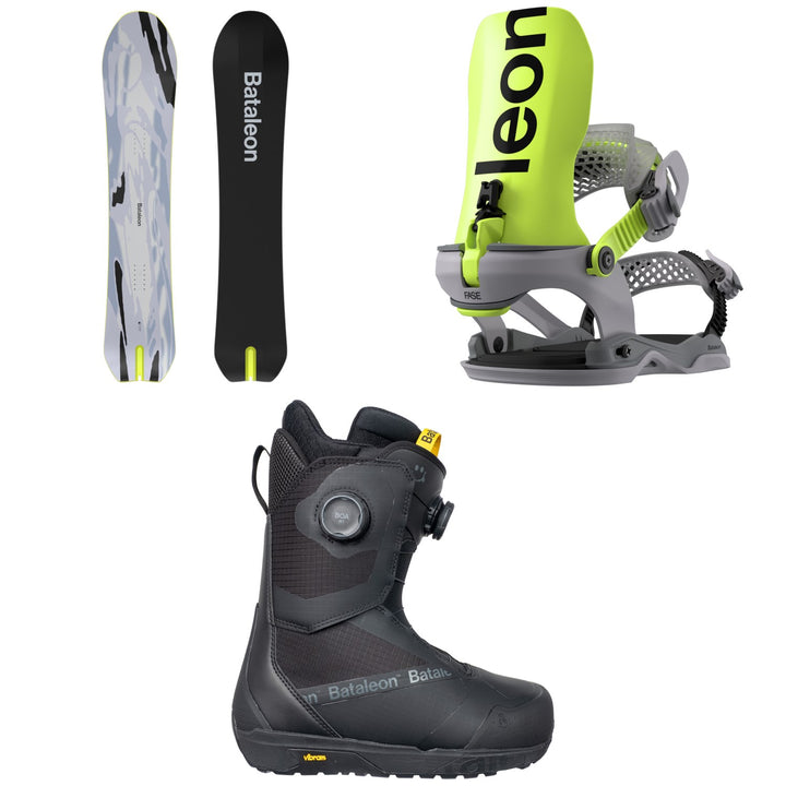 Bataleon Cameleon Snowboard + Blaster AW FASE Snowboard Bindings + Salsa Double Boa Snowboard Boots 2027