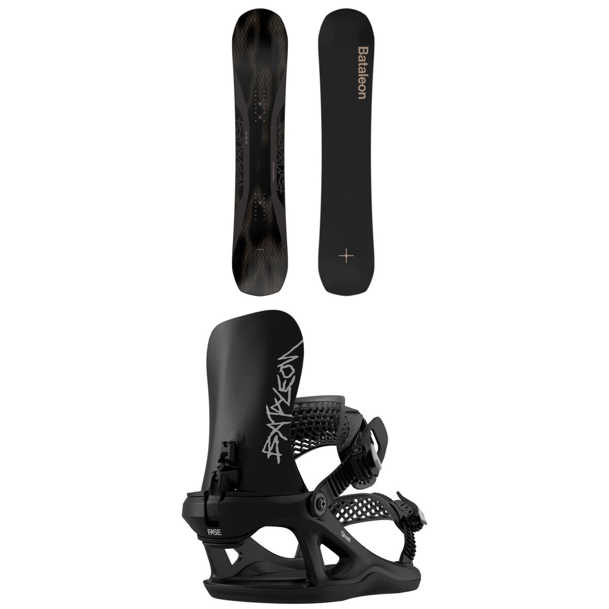 Bataleon Push Up+ Snowboard + Ghost FASE Snowboard Bindings - Women's 2027