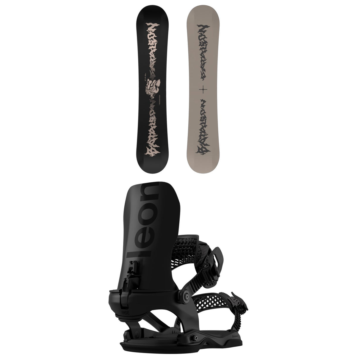 Bataleon Disaster+ Snowboard + Blaster AW FASE Snowboard Bindings 2027