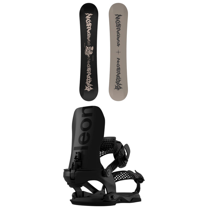 Bataleon Disaster+ Snowboard + Blaster AW FASE Snowboard Bindings 2027