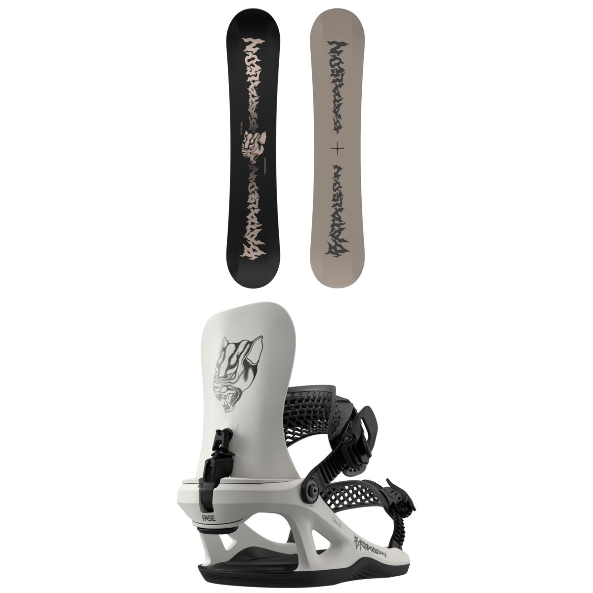 Bataleon Disaster+ Snowboard + Ghost FASE Snowboard Bindings 2027
