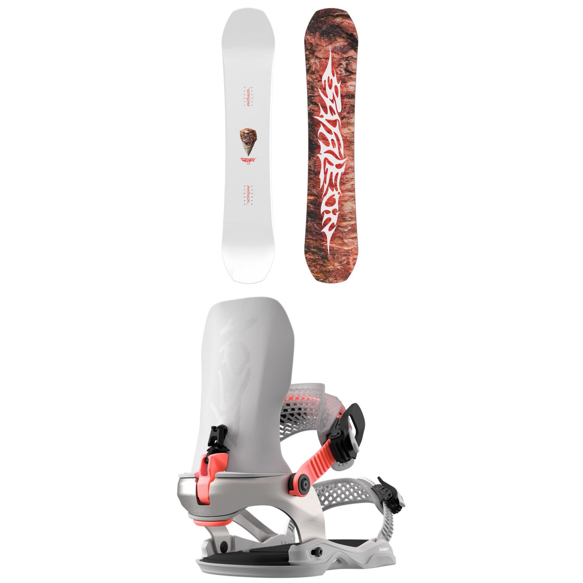 Bataleon Stereo Team Snowboard + Blaster AW FASE Snowboard Bindings 2027