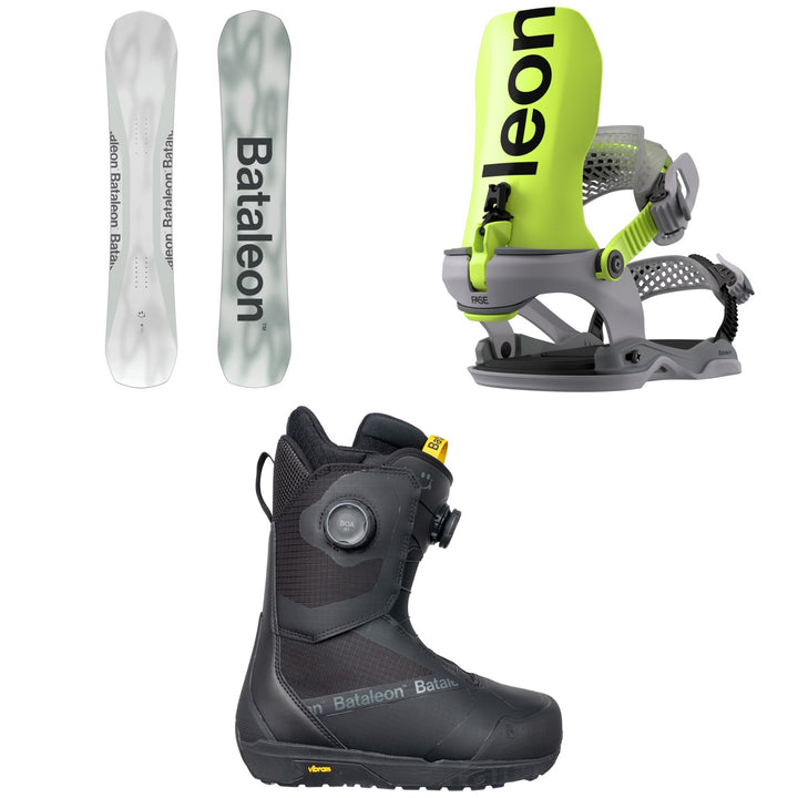 Bataleon Goliath Snowboard + Blaster AW FASE Snowboard Bindings + Salsa Double Boa Snowboard Boots 2027