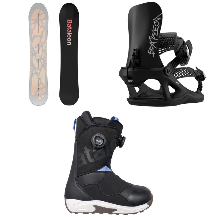 Bataleon Thunderstorm Snowboard + Ghost FASE Snowboard Bindings + Twist Double Boa Snowboard Boots - Women's 2027