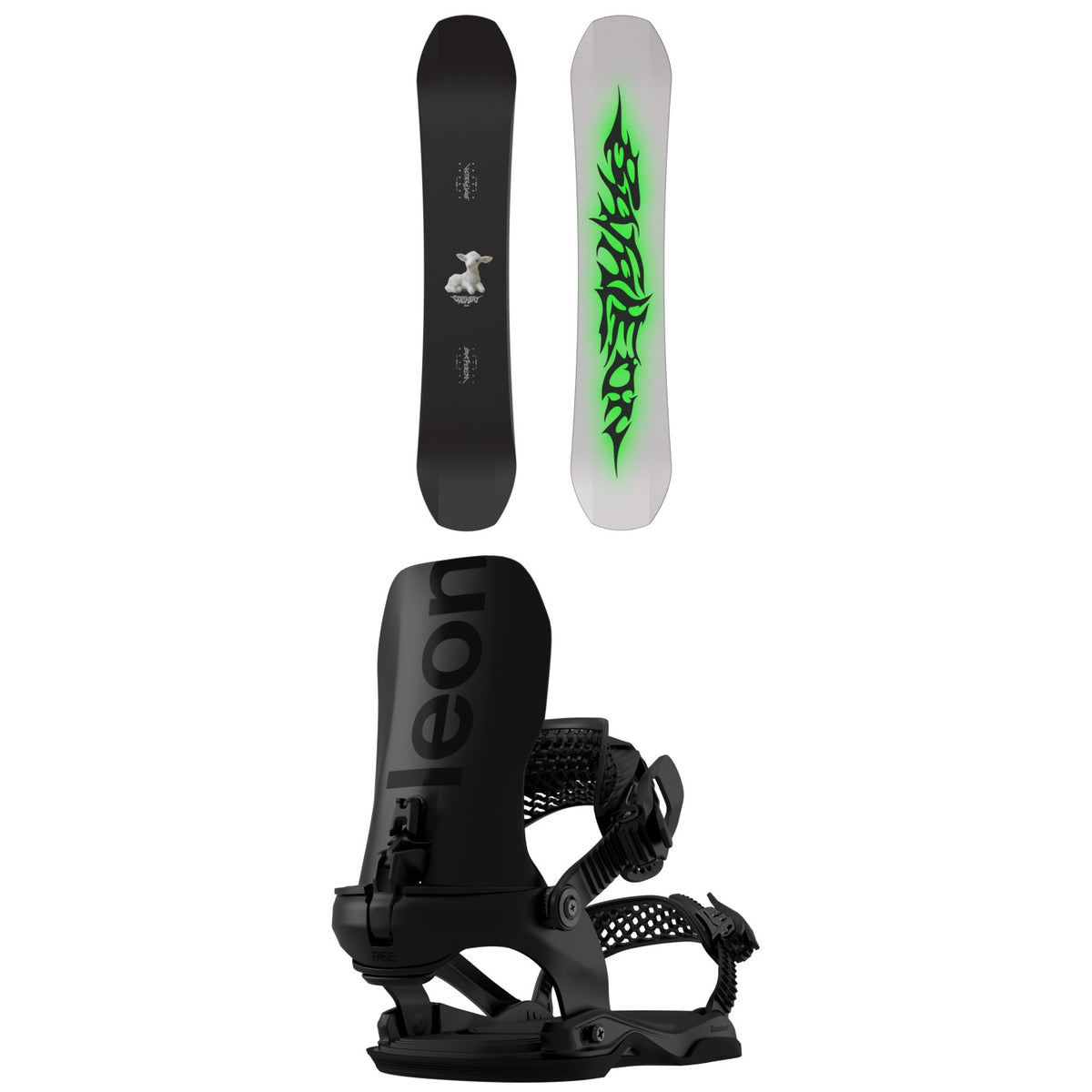 Bataleon Stereo Snowboard + Blaster AW FASE Snowboard Bindings 2027
