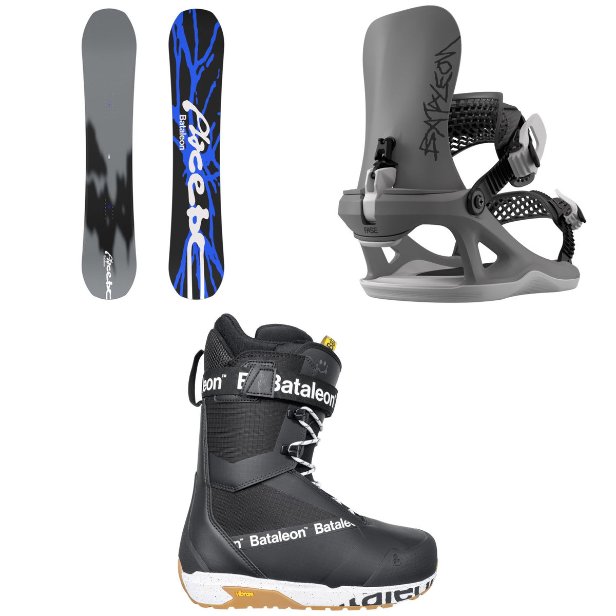 Bataleon Placebo Snowboard + Ghost FASE Snowboard Bindings + Salsa Lace Snowboard Boots 2027